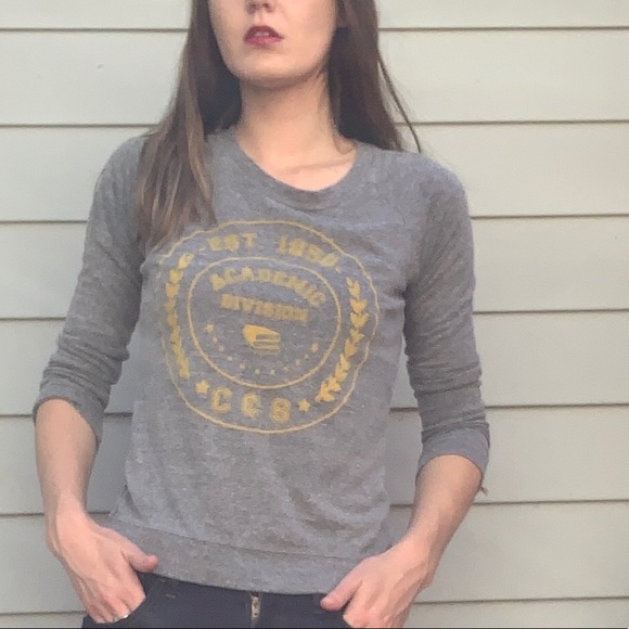 C&S Check & Stripe Long Sleeve Shirt, Crew Neck - Picture 3 of 14